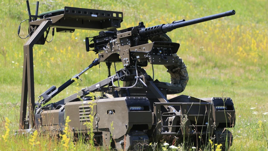 Ground robotic complex Droid TW 12.7